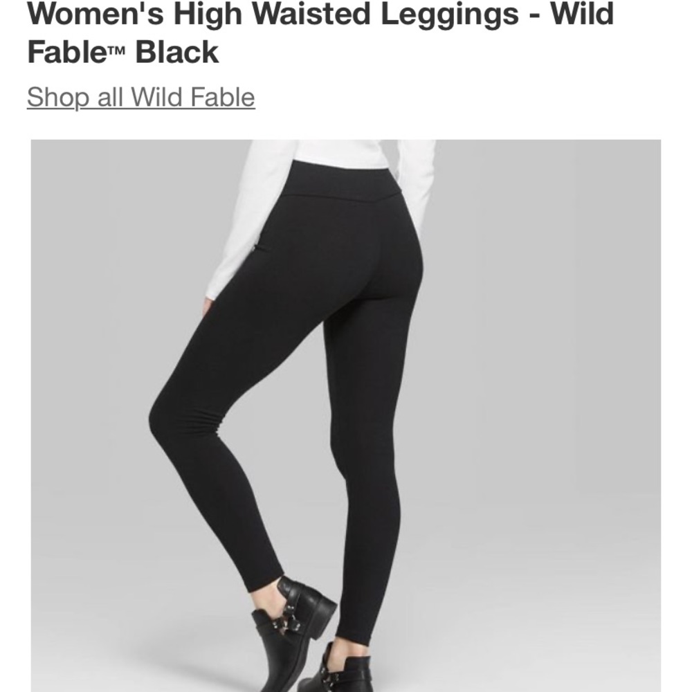 TARGET BLACK HIGH WAISTED LEGGINGS (4 PAIRS!!)